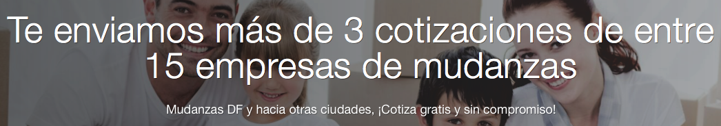 Te enviamos más de 3 cotizaciones de entre 15 empresas de mudanzas