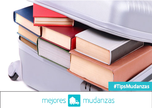 como empacar libros para mudanza